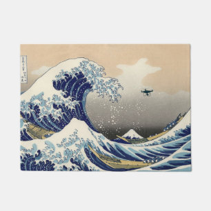 De Grote Drone Wave van Kanagawa Deurmat