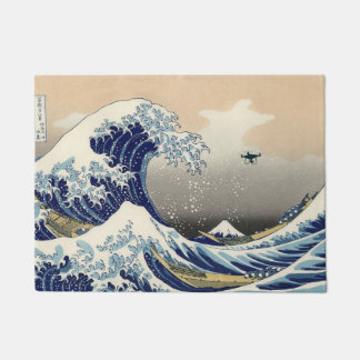De Grote Drone Wave van Kanagawa Deurmat