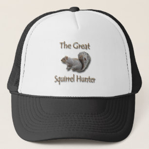 De grote eekhoorn grijs trucker pet