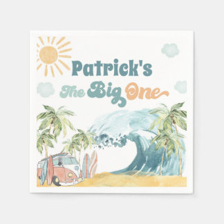 De Grote EEN Surfverjaardagsfeest Servetten