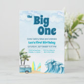 De grote - Eerste Verjaardag Uitnodiging (Staand voorkant)