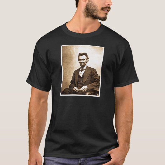 De grote emmancipator - Abe Lincoln (1865) T-shirt (Voorkant)