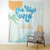 De grote ene Surf bloeit de eerste verjaardag Wandkleed (In situ)