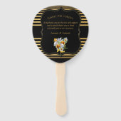 De Grote Gatsby Hand Fans Handwaaier (Achterkant)