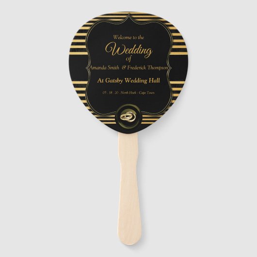 De Grote Gatsby Hand Fans Handwaaier (Voorkant)