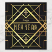 De Grote Gatsby Wijn Etiket (Enkel label)