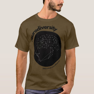 de grote geest van de neurodiversiteit denkt ander t-shirt