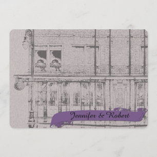 De grote gemakkelijke bruiloft uitnodiging