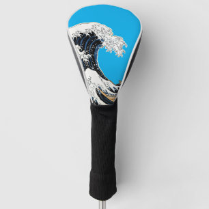 De Grote Golf bij Kanagawa Hokusai, Japanse kunst Golfheadcover