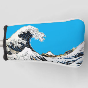De Grote Golf bij Kanagawa Hokusai, Japanse kunst Golfheadcover