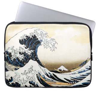 De Grote Golf bij Kanagawa Hokusai, Japanse kunst Laptop Sleeve
