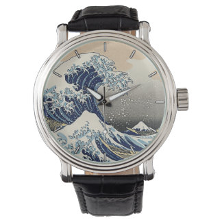 De Grote Golf bij Kanagawa Horloge