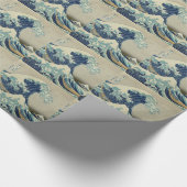 De grote golf cadeaupapier (Hoek)