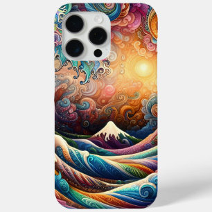 De Grote Golf, golf uit Kanagawa v3 iPhone 15 Pro Max Hoesje