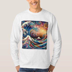 De Grote Golf, golf uit Kanagawa v3 T-shirt
