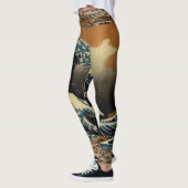 De Grote Golf Japans Artiest Ocean Waves Leggings (Links)