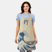 De Grote Golf - Japanse kunst Schort (Gedragen)