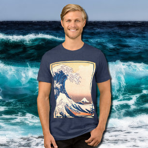 De Grote Golf - Japanse kunst Tri-Blend Shirt