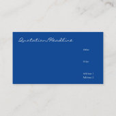 De Grote Golf - Japanse kunst Visitekaartje (Achterkant)