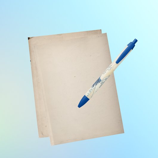 De Grote Golf - Japanse kunst Zwarte Inkt Pen