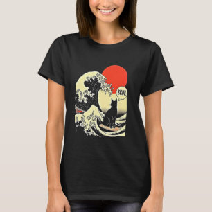 De Grote Golf Kanagawa Grappige Japanse Surfende K T-shirt
