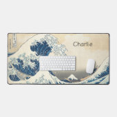 De grote golf Mount Fuji schilderij Japanse kunst Bureaumat (Keyboard & Muis)