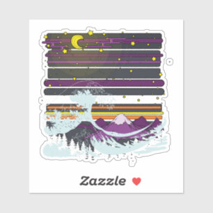 De grote golf sticker