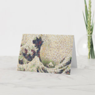 De grote golf van Honeydew Melon Fine Art Spoof Kaart