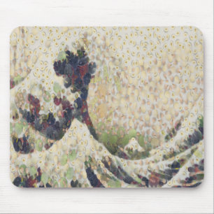 De grote golf van Honeydew Melon Fine Art Spoof Muismat