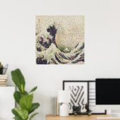 De grote golf van Honeydew Melon Fine Art Spoof Poster (Thuiskantoor)