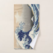 De grote golf van Kanagawa Bad Handdoek (Handdoek)