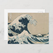 De Grote Golf van Kanagawa Briefkaart (Voorkant / Achterkant)