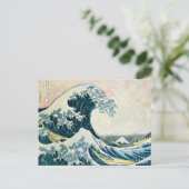 De Grote Golf van Kanagawa Briefkaart (Staand voorkant)