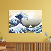 De grote golf van Kanagawa Canvas Afdruk (Insitu (Woonkamer))