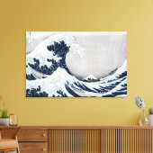 De Grote Golf van Kanagawa Canvas Afdruk (Insitu (Woonkamer))