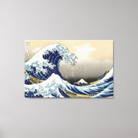 De grote golf van Kanagawa Canvas Print