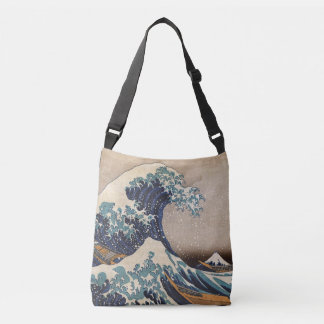 De Grote Golf van Kanagawa Crossbody Tas