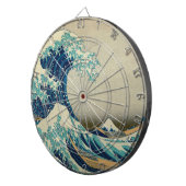 De Grote Golf van Kanagawa Dartbord (Voorkant Rechts)