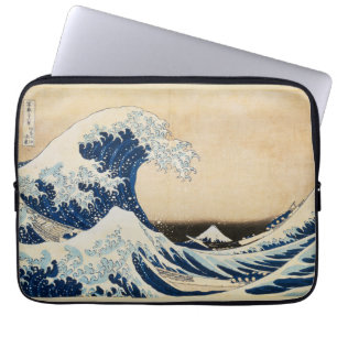 De Grote Golf van Kanagawa door Hokusai Laptop Sleeve