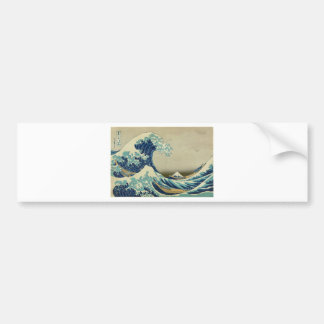 De Grote Golf van Kanagawa door Katsushika Hokusai Bumpersticker