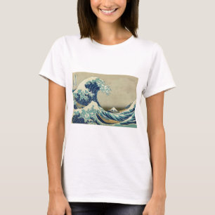 De Grote Golf van Kanagawa door Katsushika Hokusai T-shirt
