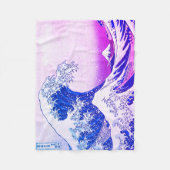 De grote golf van Kanagawa Fleece Deken (Voorkant)