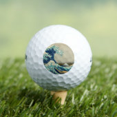 De Grote Golf van Kanagawa Golfballen (Insitu Shirt)