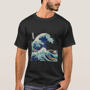 De grote golf van Kanagawa Hokusai Grote golf af T-shirt