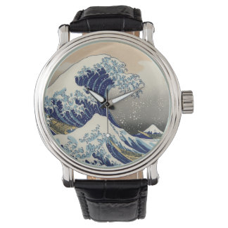 De Grote Golf van Kanagawa Hokusai Horloge