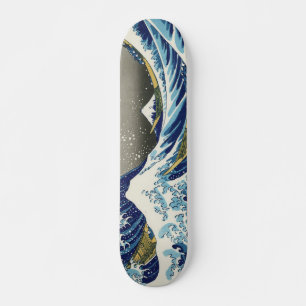 De Grote Golf van Kanagawa Hokusai Katsushika Skateboard