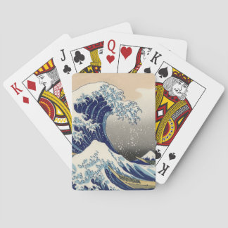 De Grote Golf van Kanagawa Hokusai Pokerkaarten