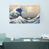 De Grote Golf van Kanagawa Hokusai Spandoek (Beurs)