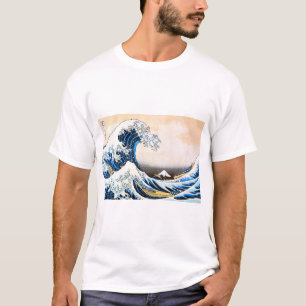 De Grote Golf van Kanagawa, Hokusai T-shirt