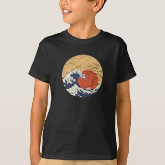 De Grote Golf van Kanagawa Hokusai Vintage T-shirt